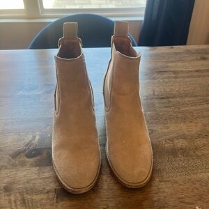 Tan Suede Chelsea Boots